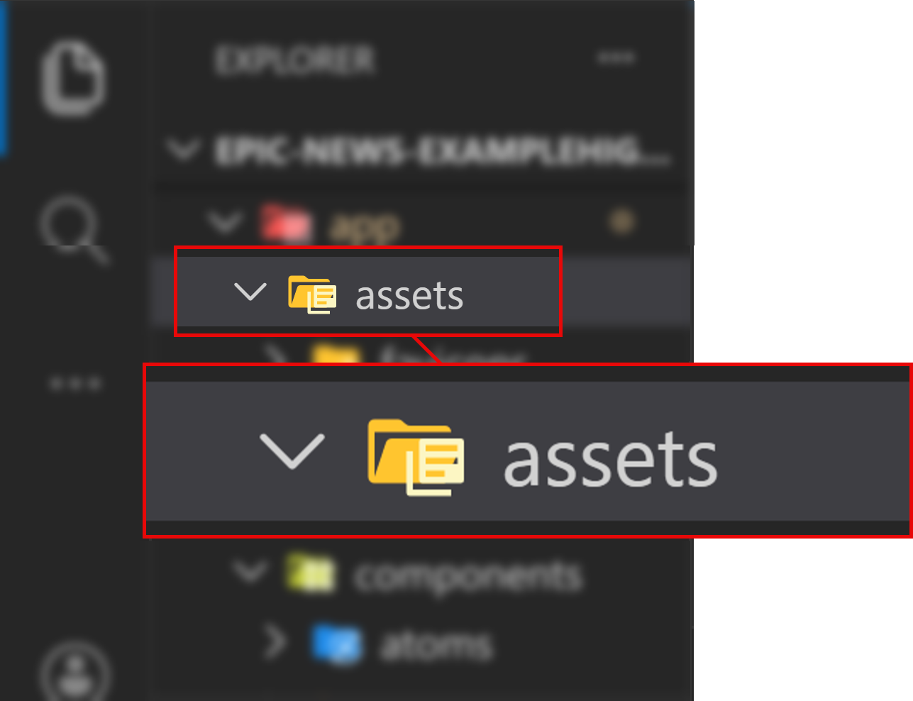 app/assets folder location