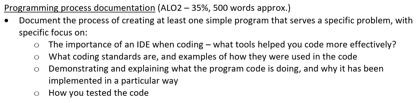 OneNote Assignment Brief