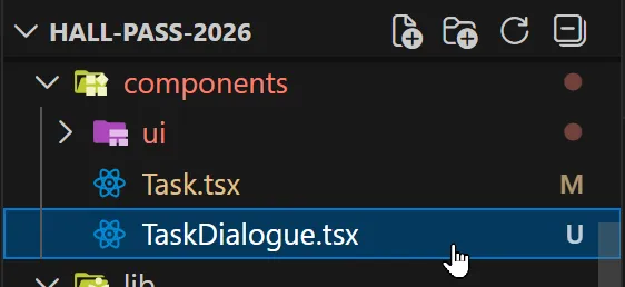 TaskDialog component file