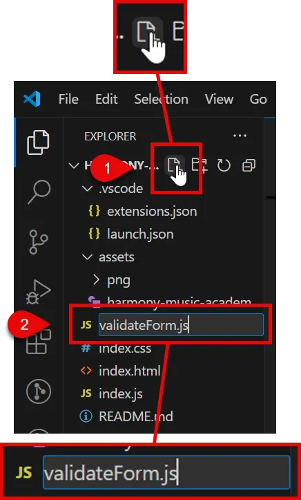 Create validateForm.js