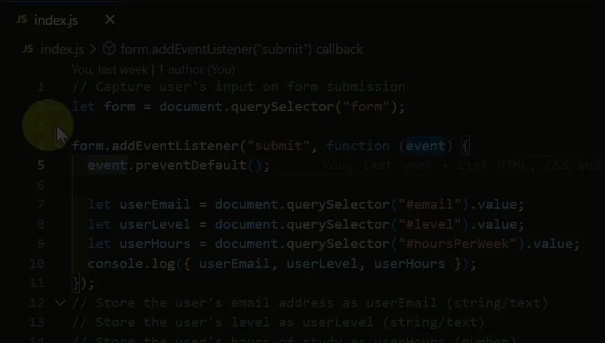 Set a breakpoint in VS Code