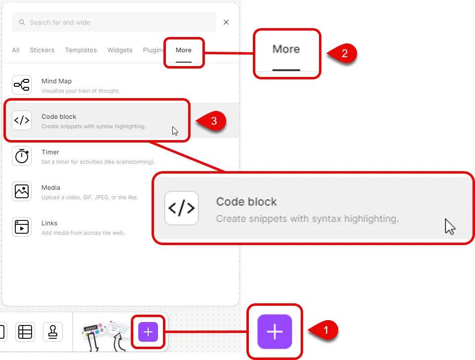 Figjam code block
