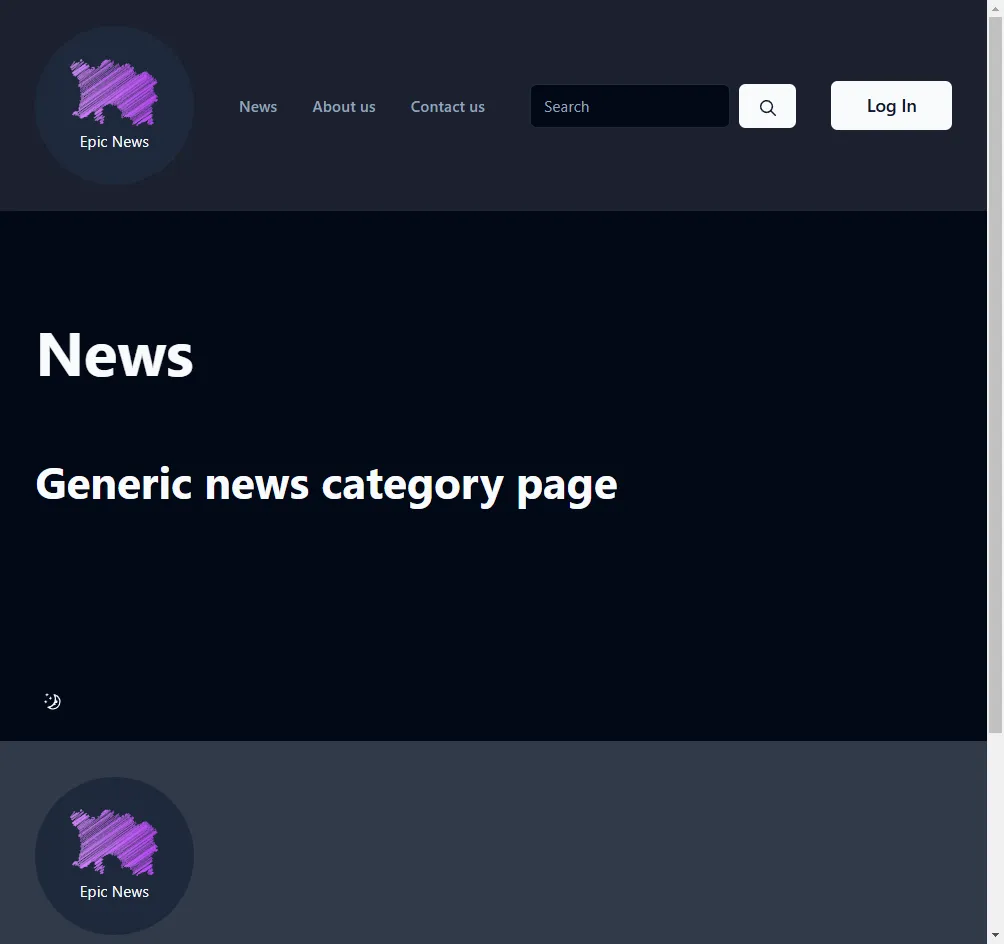 Technology news page