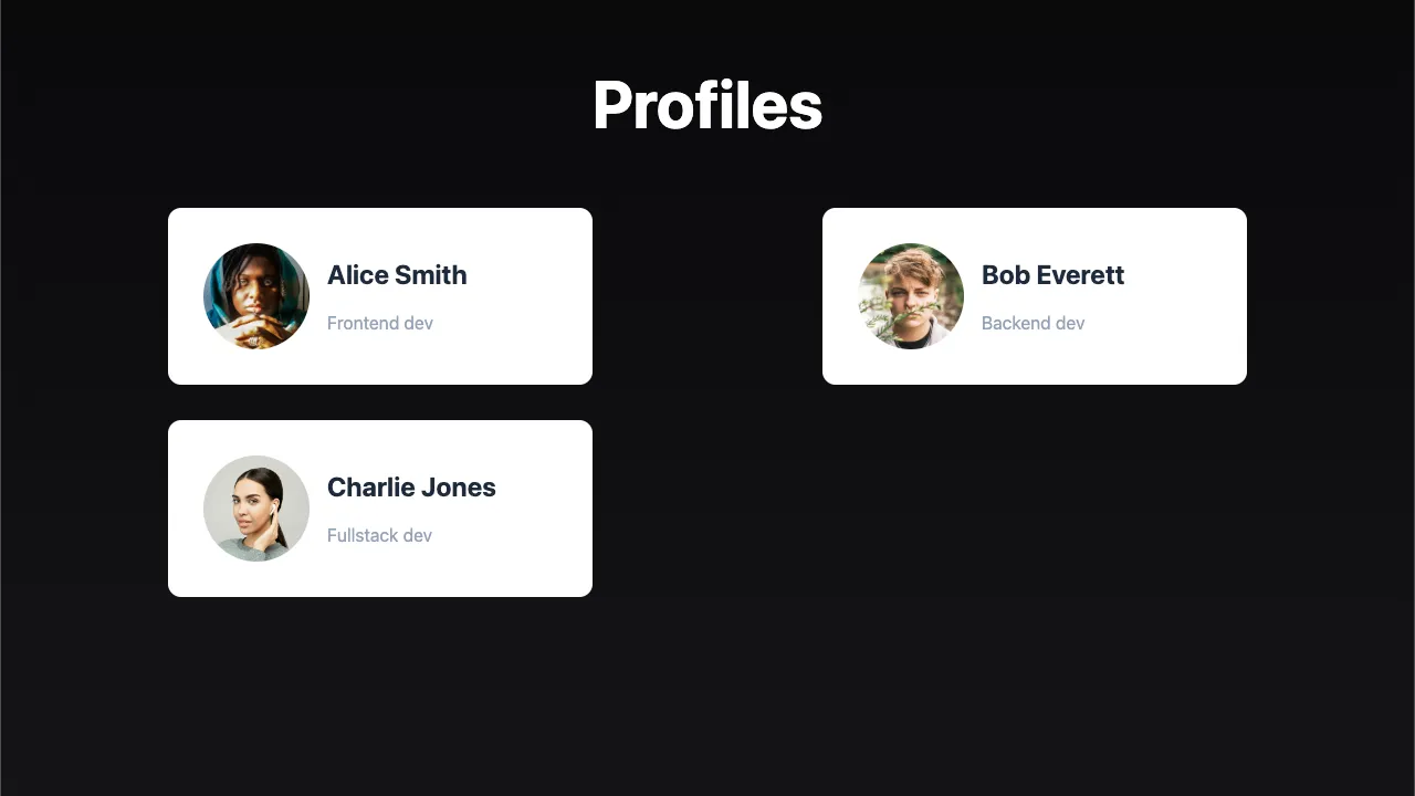Profiles final