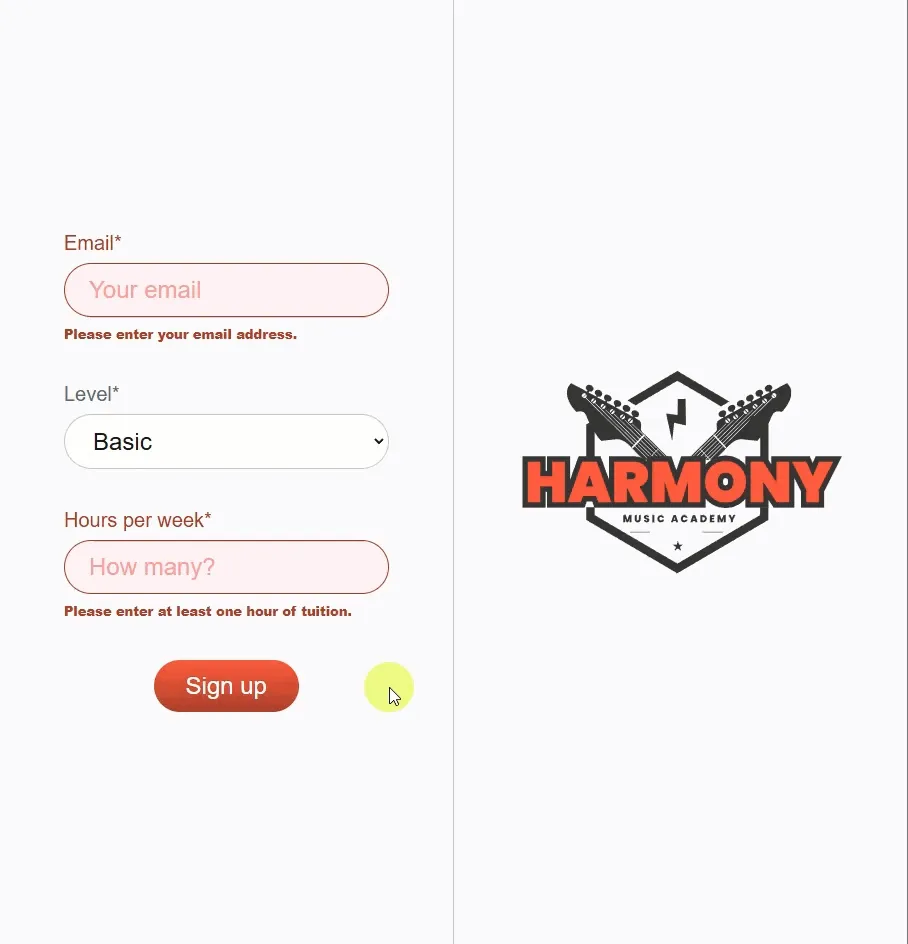 Remove error messages