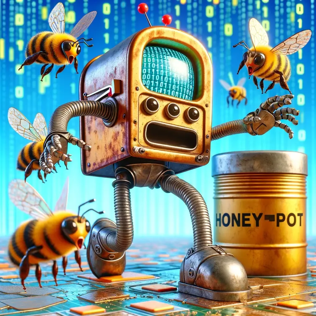 Spam bot honeypot attack