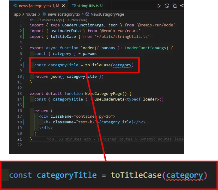 Typescript cateogry warning