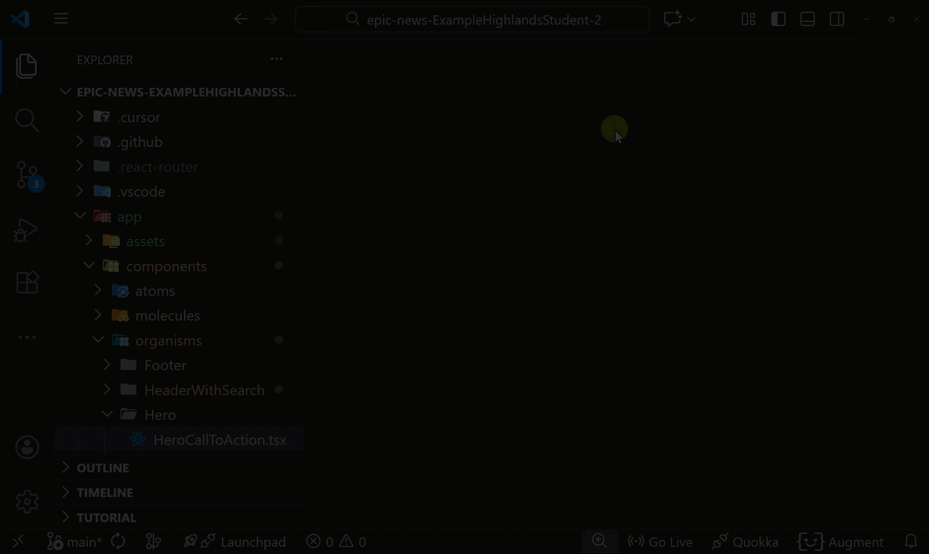 Jump to file in VS Code